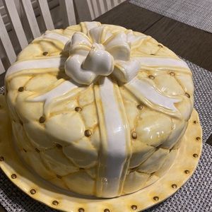 Vintage Ceramic Cake Plate